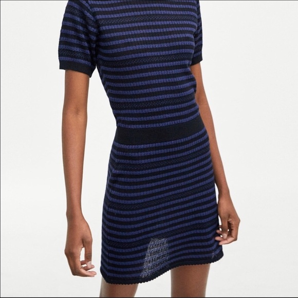 💼 Zara Striped Knit Dress - Picture 3 of 13